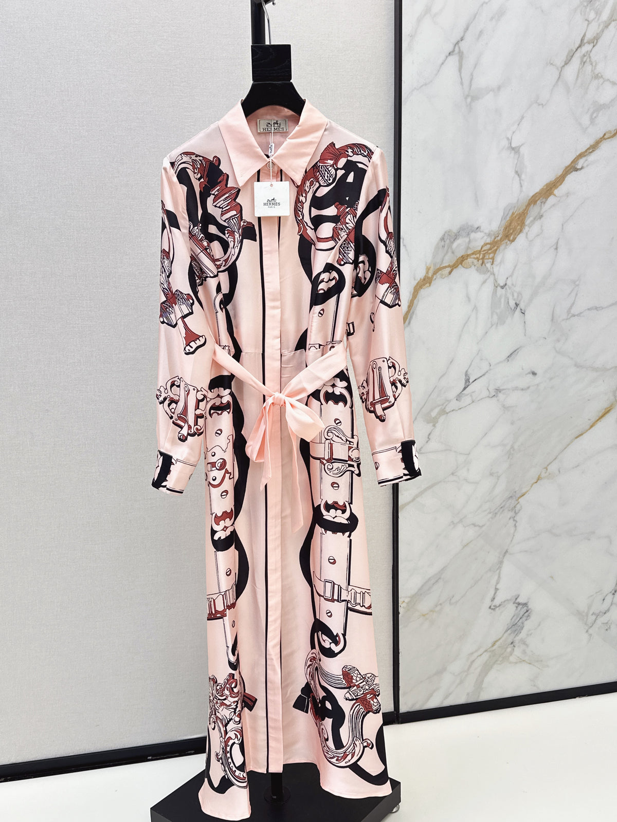 Printed Silk Dress