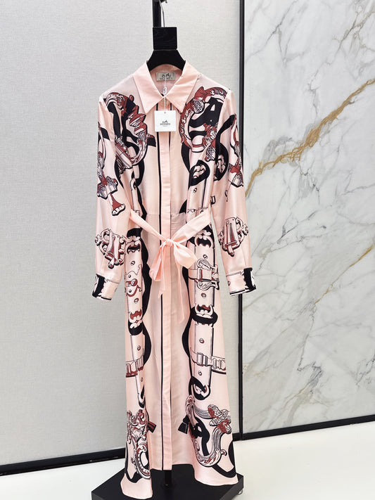 Printed Silk Dress
