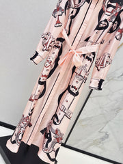 Printed Silk Dress