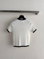 Short-Sleeve Knit Top