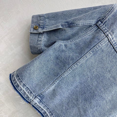 Fringed Denim Shirt