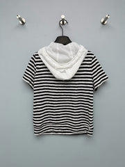 Short-Sleeve Half-Zip Hoodie