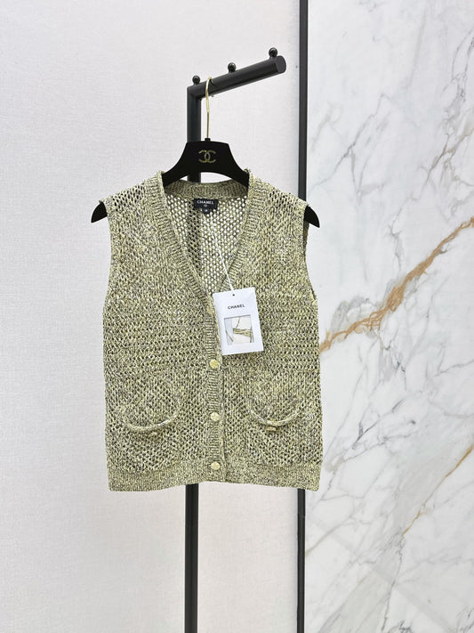 Open-Knit Vest
