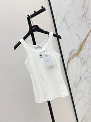Bee-Embroidered Decorative Vest