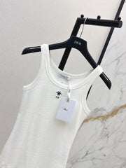 Bee-Embroidered Decorative Vest