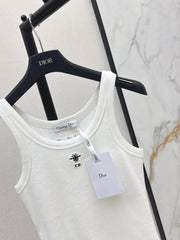 Bee-Embroidered Decorative Vest
