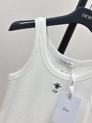 Bee-Embroidered Decorative Vest