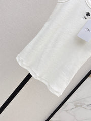 Bee-Embroidered Decorative Vest