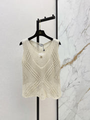 Bee-Embroidered Decorative Vest