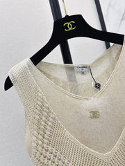Bee-Embroidered Decorative Vest