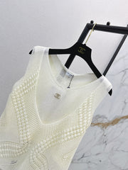 Bee-Embroidered Decorative Vest