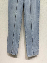 Straight-leg jeans
