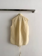 Sleeveless shirt vest