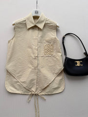 Sleeveless shirt vest