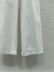 Striped cargo shorts