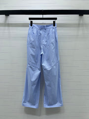 Striped cargo shorts