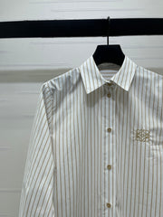 Striped Tie-Up Shirt