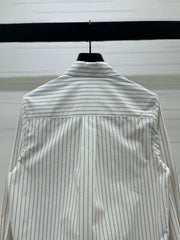 Striped Tie-Up Shirt