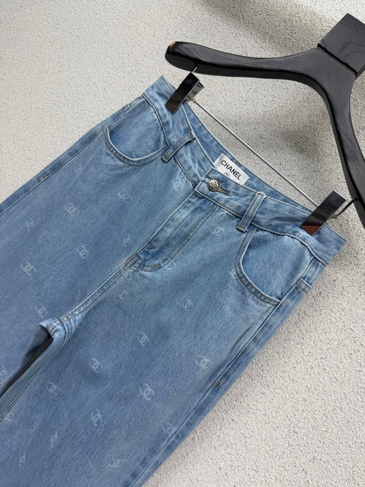 Light blue denim jeans