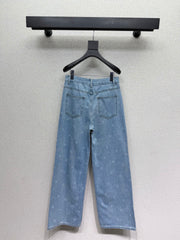Light blue denim jeans