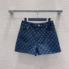 Denim shorts