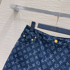 Denim shorts