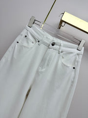 Back pocket rhinestone jeans