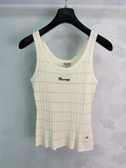 Striped Knit Vest