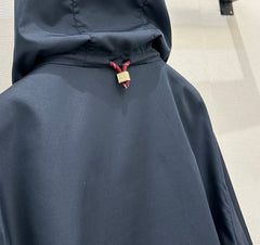 Loose-fitting Nylon Hooded Jacket
