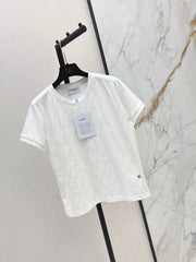 Diamond Pattern Short-Sleeve T-Shirt