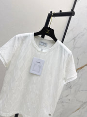 Diamond Pattern Short-Sleeve T-Shirt