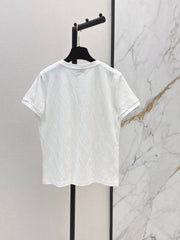 Diamond Pattern Short-Sleeve T-Shirt