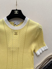 Navy-inspired knit cardigan