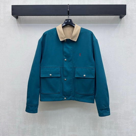 Reversible Embroidered Jacket