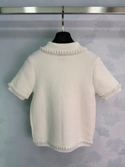 White Short-Sleeved Jacket