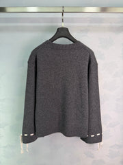 Grey Knit Sweater