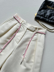 Chain-and-Cord Detail Shorts