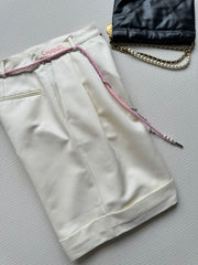 Chain-and-Cord Detail Shorts