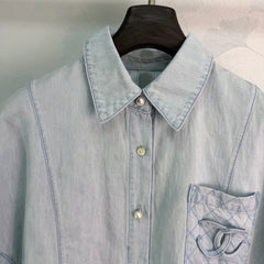 White Short-Sleeved Jacket