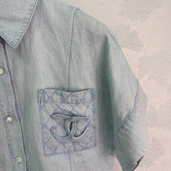 White Short-Sleeved Jacket