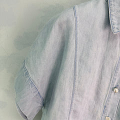 White Short-Sleeved Jacket