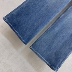 Flared Denim Trousers