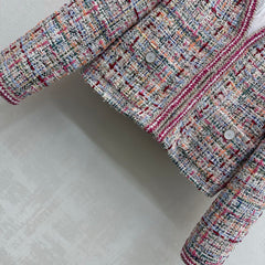 Multicolor V-Neck Jacket