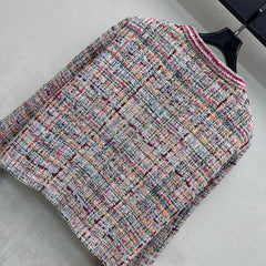 Multicolor V-Neck Jacket