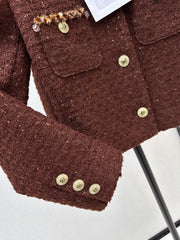 Woven Tweed Jacket