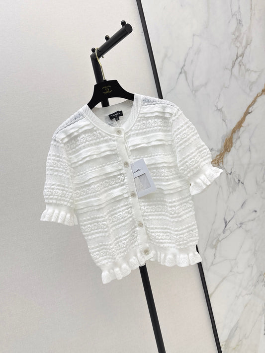 Open-knit cardigan
