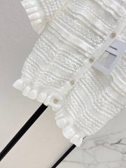 Open-knit cardigan
