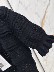 Open-knit cardigan