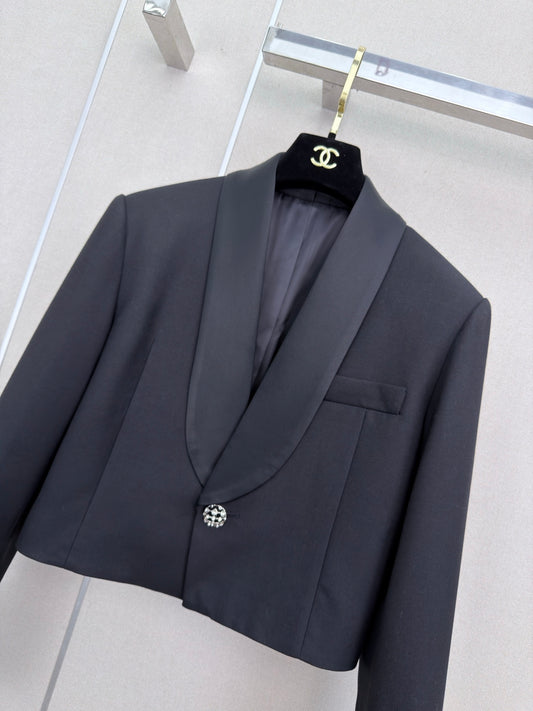 Acetate Lapel Blazer