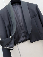 Acetate Lapel Blazer
